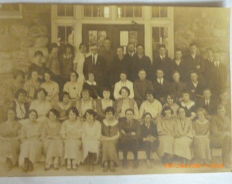 1930s Burlington VT Edmunds High School Class Photo 9&quot; x 6&quot; WOW RARE Photo