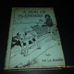 Dog of Flanders Louise De La Ramee 1960 The Little Library Illustrated Gustav Tenggren miniature small childrens book