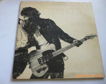 Bruce Springsteen 1975 LP "Born to Run" Columbia Records PC33795 Thunder Road Gatefold Lyrics Gift Idea