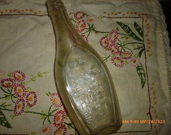 Antique Yacht Club Salad Dressing Chicago Bottle 1900 Hand Blown Bottle 9"  - Etsy