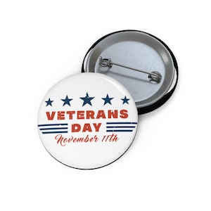 Aangepaste speldknoppen Veteranendag, patriottische militaire badge, speldjes veteranen, herdenkingsaccessoires 11 november, steun ons