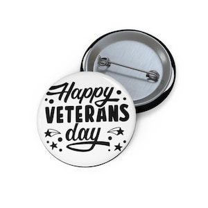 Veteranendag aangepaste pinknoppen - patriottische badge, militaire waardering pin, veteranencadeau, knop vlag VS, steun onze troepen pin