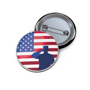 Aangepaste pinknoppen Veteranendag, pins Veteranendag, patriottische badge, accessoire militaire ondersteuning, cadeau veteraan