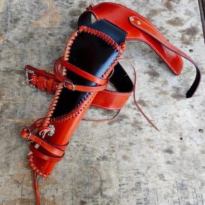 Handmade Leather Mares Leg Holster: Rossi Ranch & Henry - USA Made