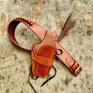 Handmade Leather Western Holster: Heritage Rough Rider, SAA, SASS