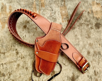 Handmade Leather Western Holster: Heritage Rough Rider, SAA, SASS