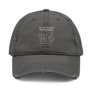 Distressed Dad Hat, Casual Everyday Cap, Embroidered Hat, Gift for Dads, Vintage Style Headwear, Relaxed Summer Accessory