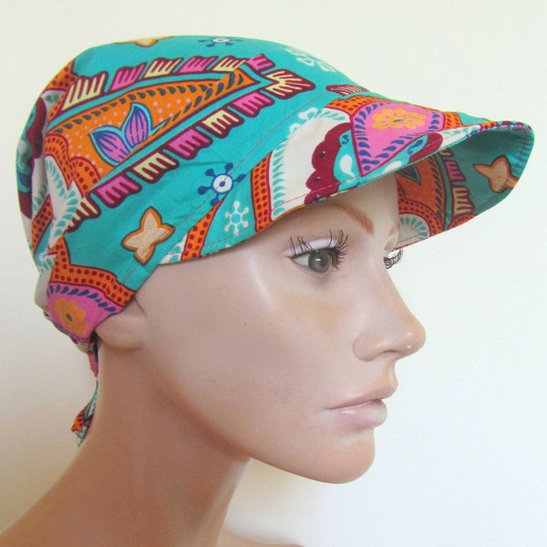 Hair loss Scarf - Scarf Hat - Chemo Hats - Sunvisor hat - Sports cap - Headcover - Hijab scarf