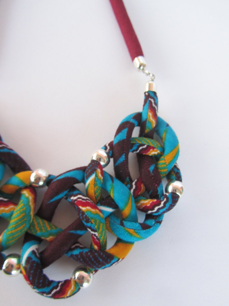 Sailors Knot Necklace Green Blue Burgandy/ Mothers Gift | Etsy