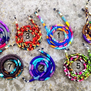 Colorful glasses Strap - African - Boho Sunglasses Cord - Mothers day gift