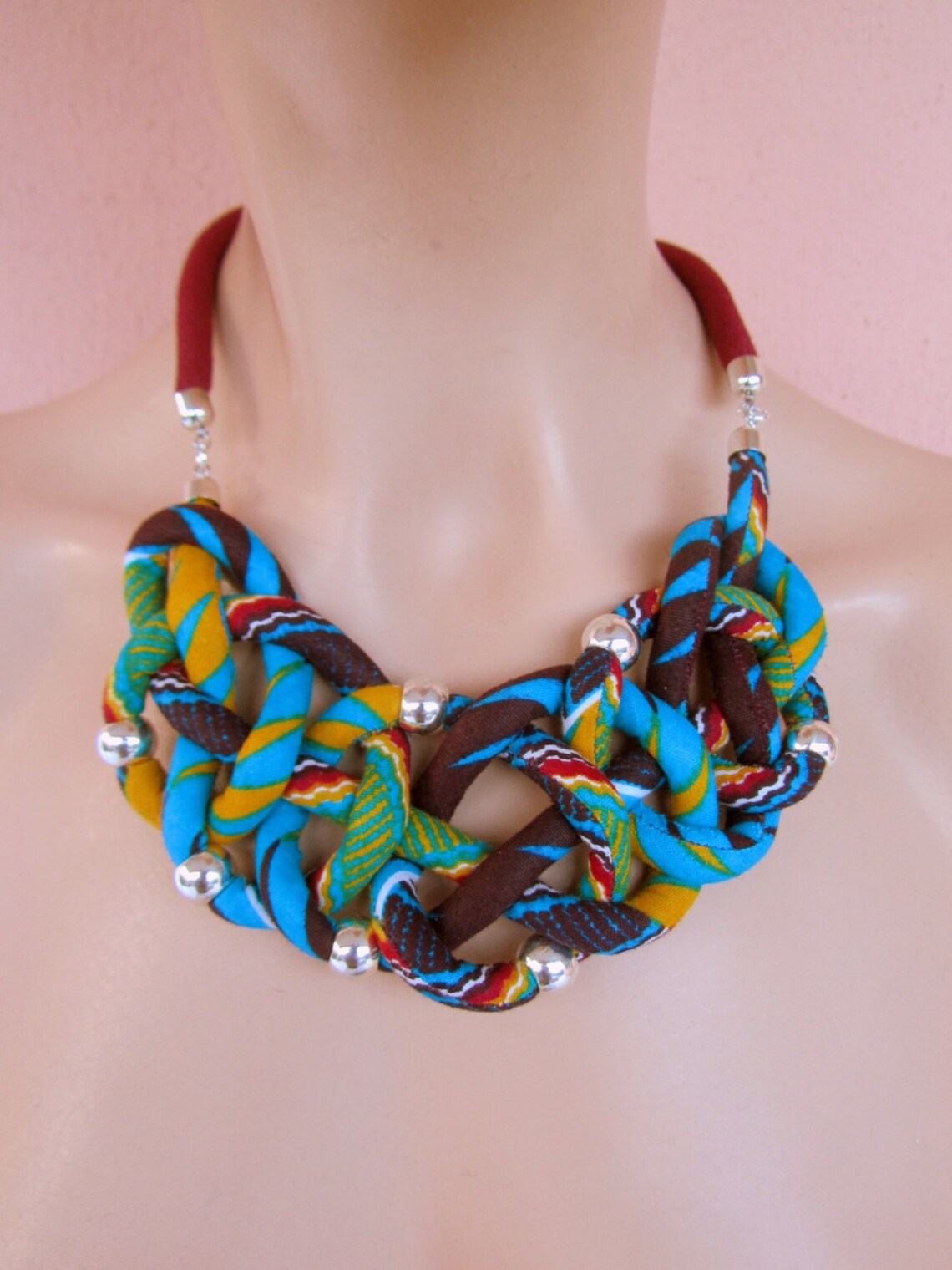 Sailors Knot Necklace Green Blue Burgandy/ Mothers Gift | Etsy