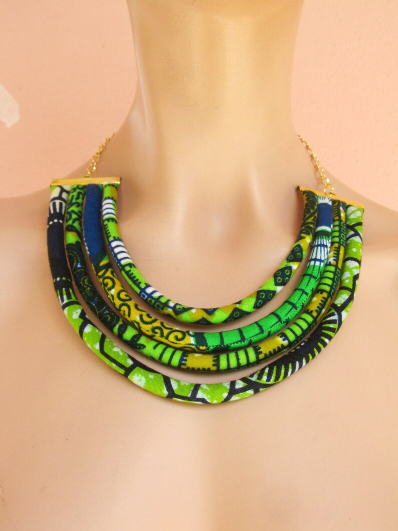 Ethnic Jewelry Set/ Tribal Jewelry Set/ Fabric Etsy