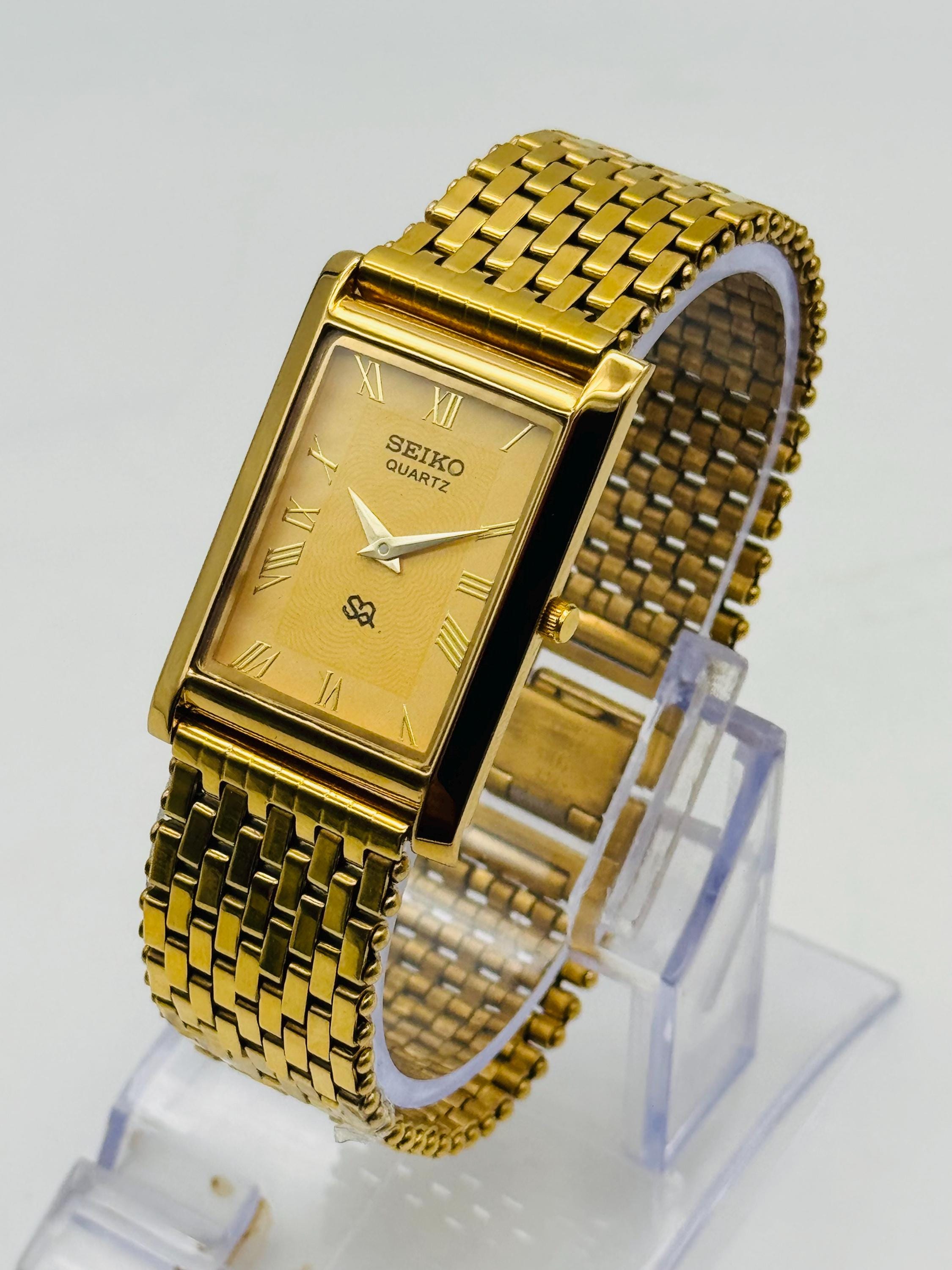 【稼働品】SEIKO ドルチェ　腕時計 シルバー ゴールド　ヴィンテージウォッチ 限定特価品 希少 ヴィンテージ/稼働]SEIKO セイコー DOLCE