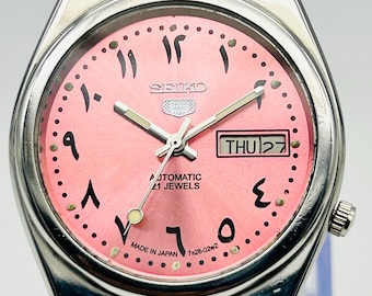 SEIKO セイコー5 ヴィンテージ デイデイト レディース 腕時計 自動巻き 稼働 セイコー5 腕時計 自動巻き レディース デイデイト
