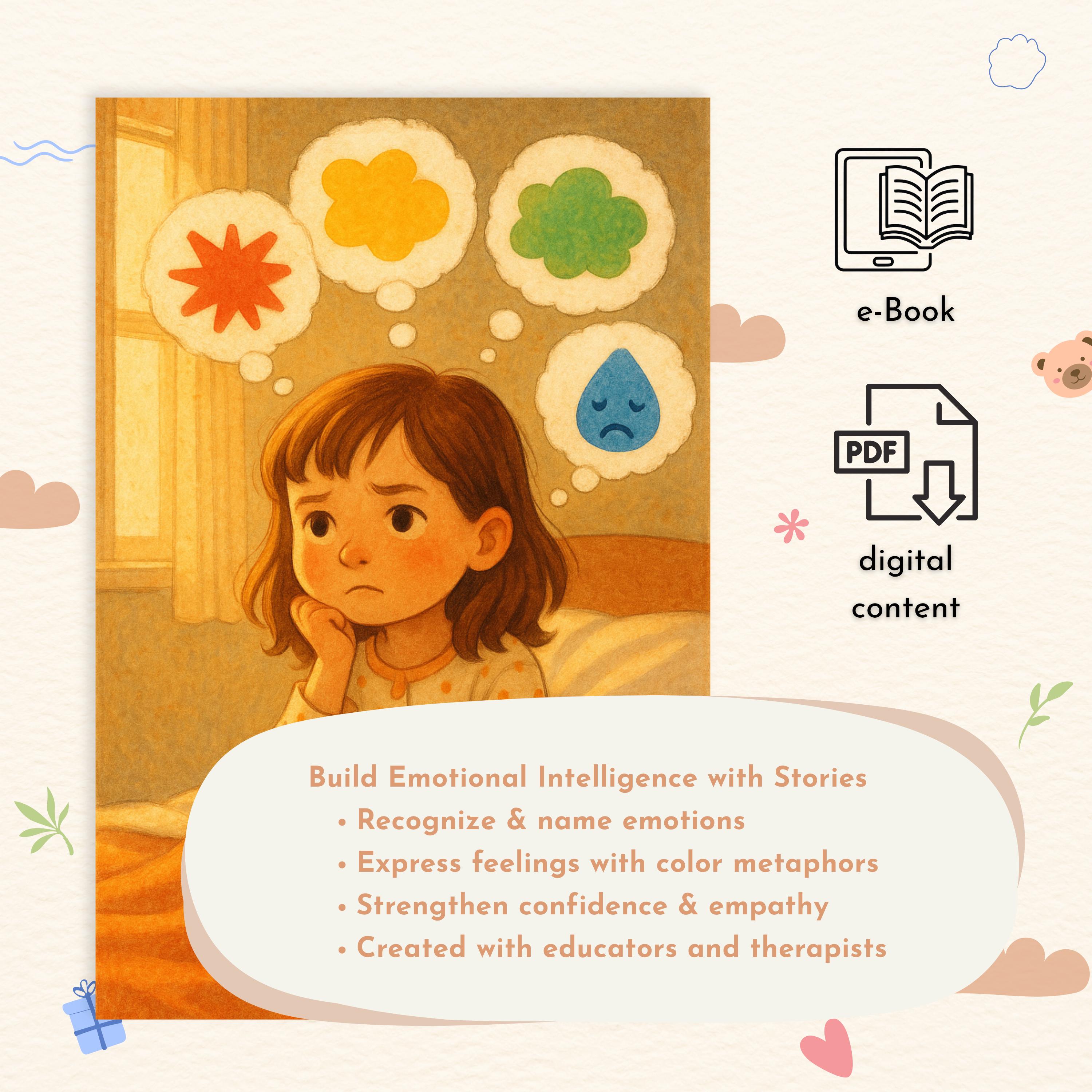 Emotional Intelligence Workbook for Kids: Feelings & Colors PDF ...