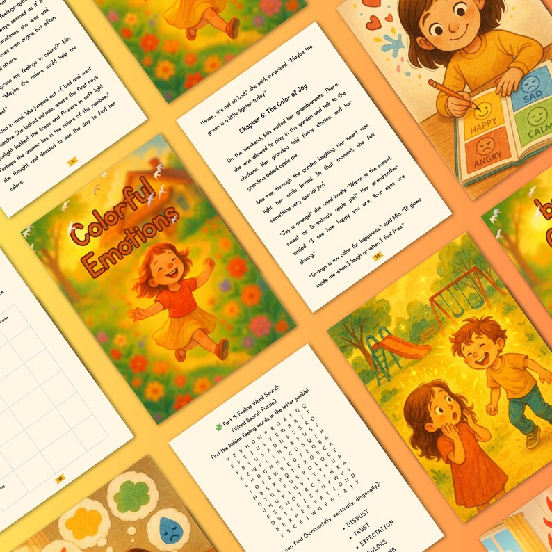 Emotional Intelligence Workbook for Kids: Feelings & Colors PDF ...