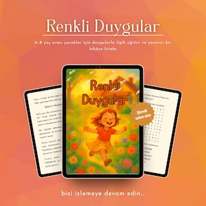 Renkli Duygular – ocuklar İçin Duygusal Farkındalık Kitab (pdf) | 6-8 Yaş Duygular Tanıma ve İfade Etkinlikleri