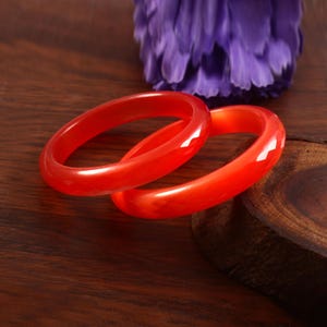 Red Monalisa Crystal Bangles For Women | Faceted Glass Bangles | Handmade Indian Jewelry | Statement Ethnic Accessories | Gift For Her