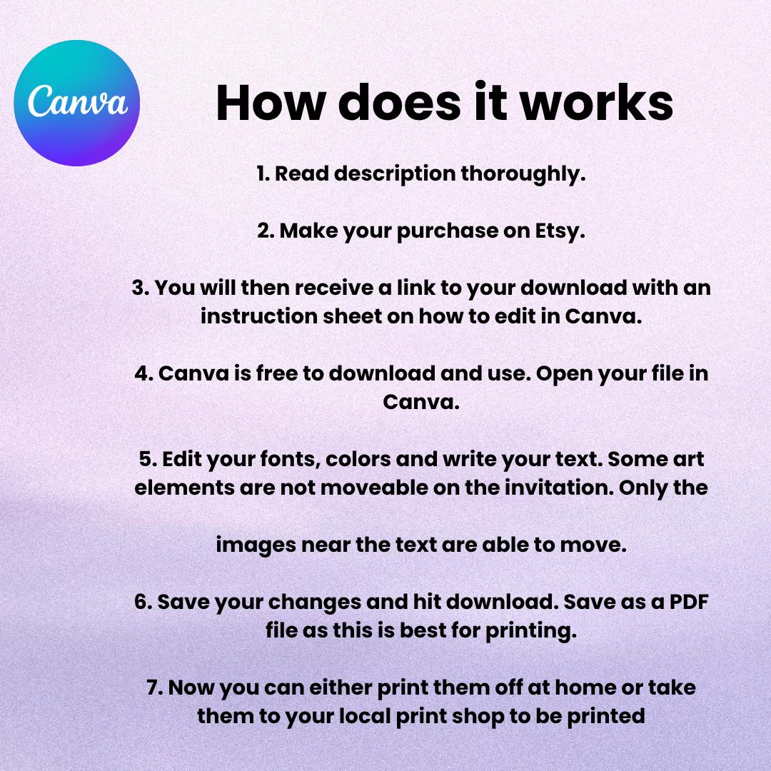 Birthday Photo Scavenger Hunt Editable Canva Template for Kids Tweens ...