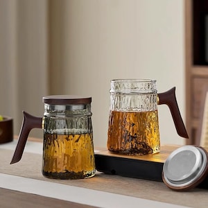 High Borosilicate Glass Teapot, Convenient Scald-Proof Handheld Glass Teapot, Tea Water Separation Teapot, Suitable For Home And Office Use