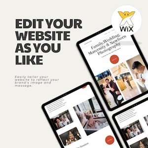 Wix Website Template Effortlessly Create Stunning Photography Websites with Smart Features, Custom Wix Template, Wix Photography Website