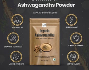 Liv Fit Ashwagandha - 100 g (25 porties) - bio