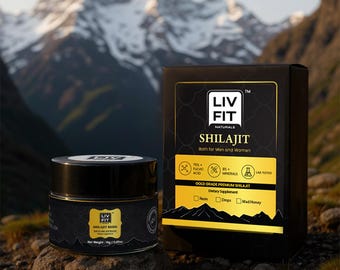 Liv Fit Shilajit Resin | Gold Grade | 14g