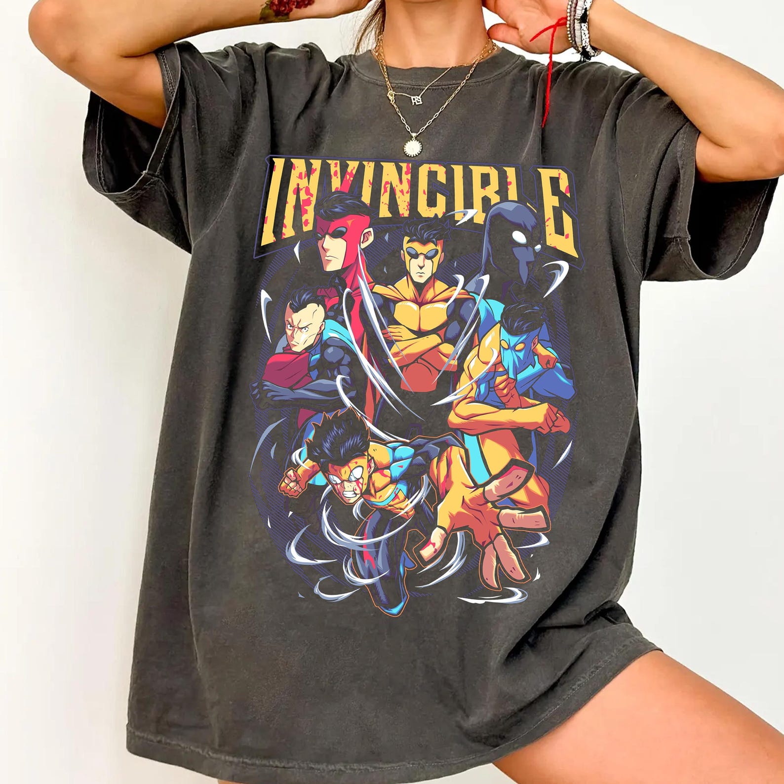 Comfort Colors Invincible Mark Superhero T-shirt, Comic Book Bootleg ...