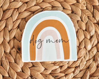 Doodle Mom Dog Mom Rainbow Sticker