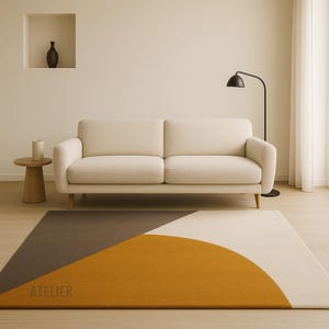 Modern Contemporary Hand Tufted Area Rug in wool size 8x10, 9x12 , 10x14 , 12x15 for living room , Bedroom , Kids Room , Hallway runners .