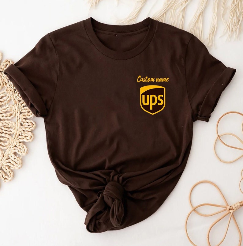Customized Name UPS Logo Unisex T Shirts UPS United Parcel Etsy