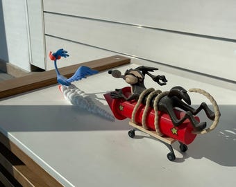 Statuetta da collezione ispirata ai cartoni animati / Divertente decorazione da scrivania / Modello di personaggio 3D da regalare