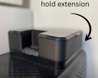 Estensione per contenitore chicchi di caffè per Philips LatteGo / Capacità aumentata / Adatto alle serie 800–5500 / Facile installazione / Adatto per alimenti