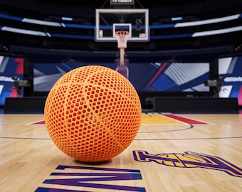Palla da basket stampata in 3D / Palla rimbalzante realistica / Regalo sportivo per gli appassionati di basket