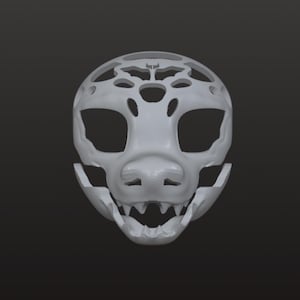 dragon reptile flexible jaw toony 3d file headbase