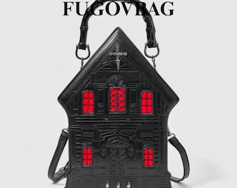 Bolso de castillo gótico: monedero novedoso de estilo vintage