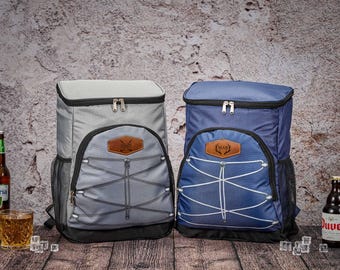 Mochila nevera personalizada – Regalo personalizado para padrinos de boda, bolsa de cerveza grabada, regalo para él en la fiesta de bodas