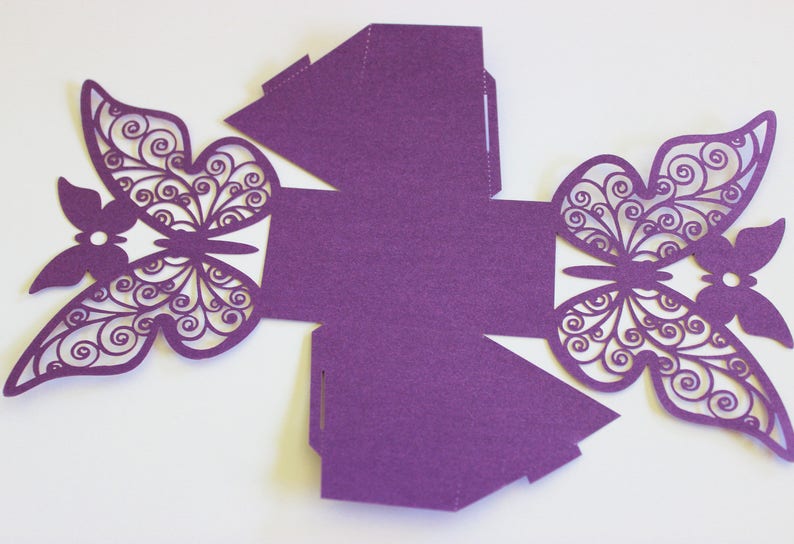 Butterfly Wedding Favor Boxes Laser Cut 10 20 Or 50 Diy Etsy