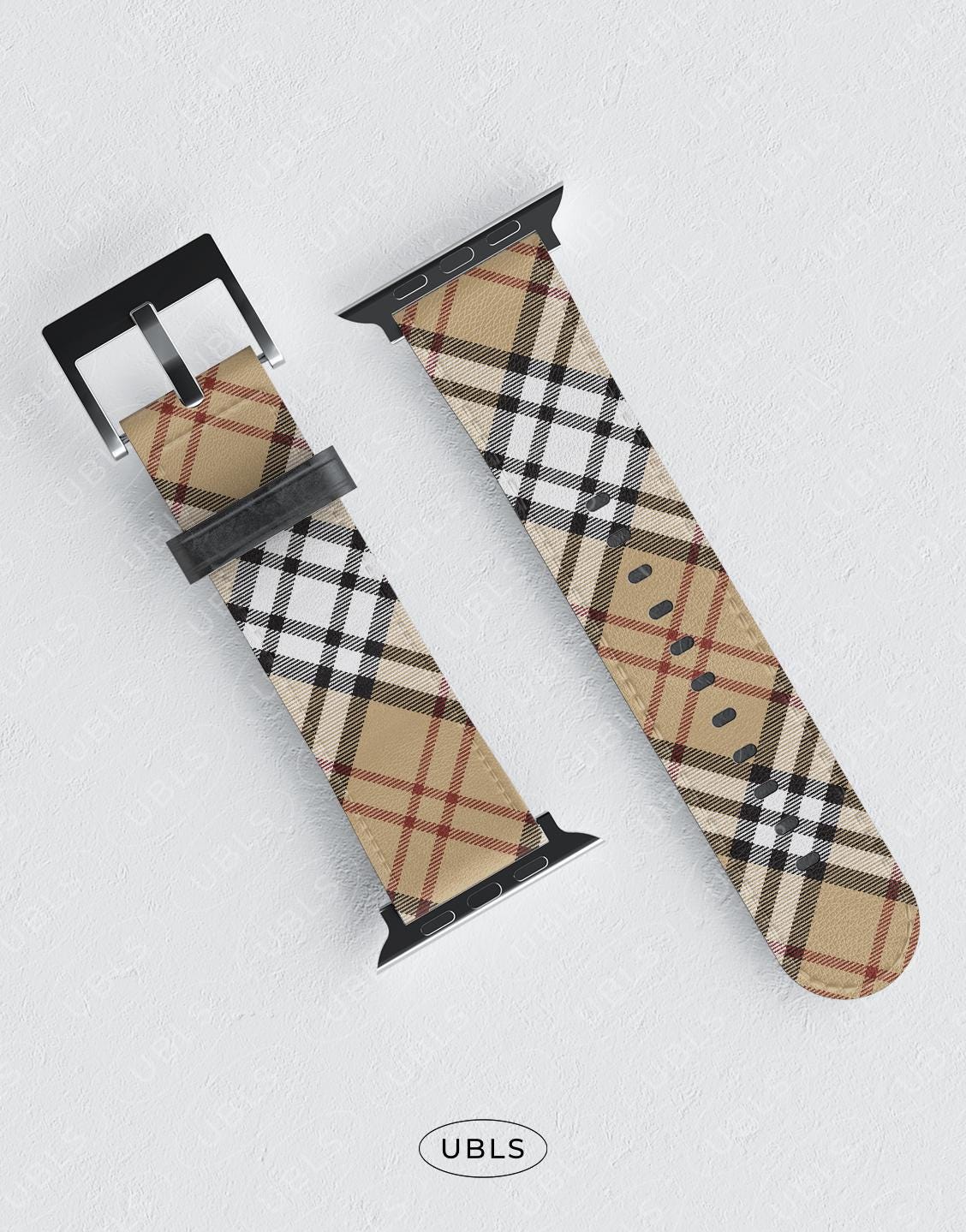 Burberry Black and Brown Plaid Geometric Women\'s Bangle Watch Burberry BU1552 Men main image 2