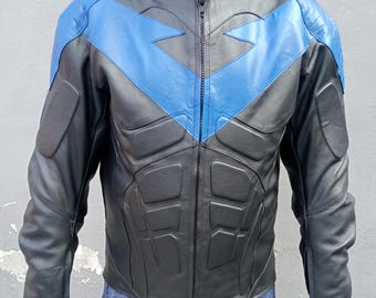 Handmade Armored Cowhide Leather Motorcycle Jacket: CE Padded Racing Biker