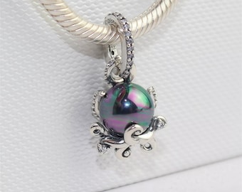 Charm colgante de Úrsula de La Sirenita – Plata de ley 925 – Compatible con pulsera Pandora – Regalo minimalista para niñas y mujeres