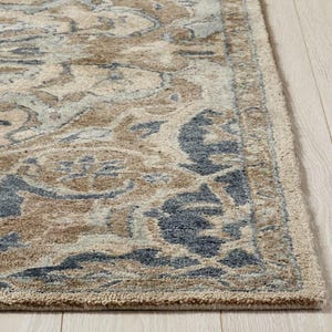 PB Nolan Traditional Oriental Style Handmade Tufted 100% Woolen Area Rugs & Carpet Bedroom Living Room Dinning room Luxury Home