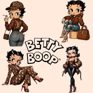 Designer Betty Boop Bundle Download Png Sublimation png dtf Sticker Betty Boop PNG Download BettyBoop Tumbler png tshirt design png fashion