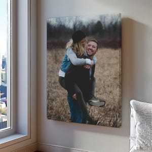 Custom Canvas for Your Photo Canvas Print Custom Size Photo Canvas,Photo Print Framed Canvas Wall Art Wedding Anniversary Personalized Gift