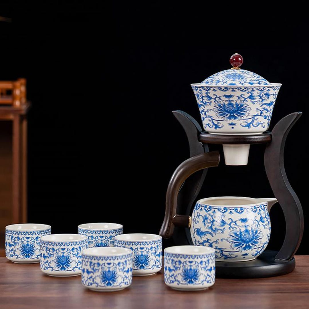 Ceramic Automatic Tea Set | Creative Magnetic Tea Infuser | Kung Fu Tea ...