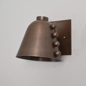 Moderne Bronze Wandleuchte, Einzigartige Industrie Wandleuchte