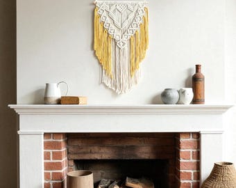 Boho Macrame Wall Hanging: Wall Home Decor