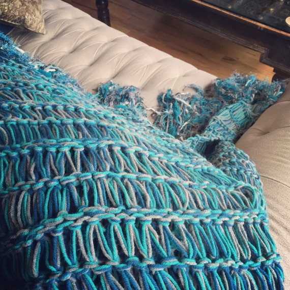 teal throw blanket dunelm