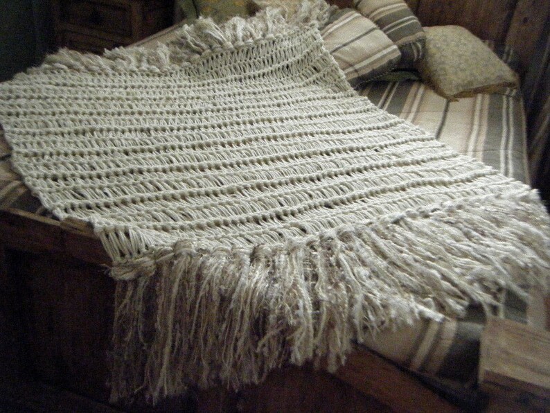 Cream Throw Blanket Cream Decor Blanket Beige and Ivory Throw Etsy