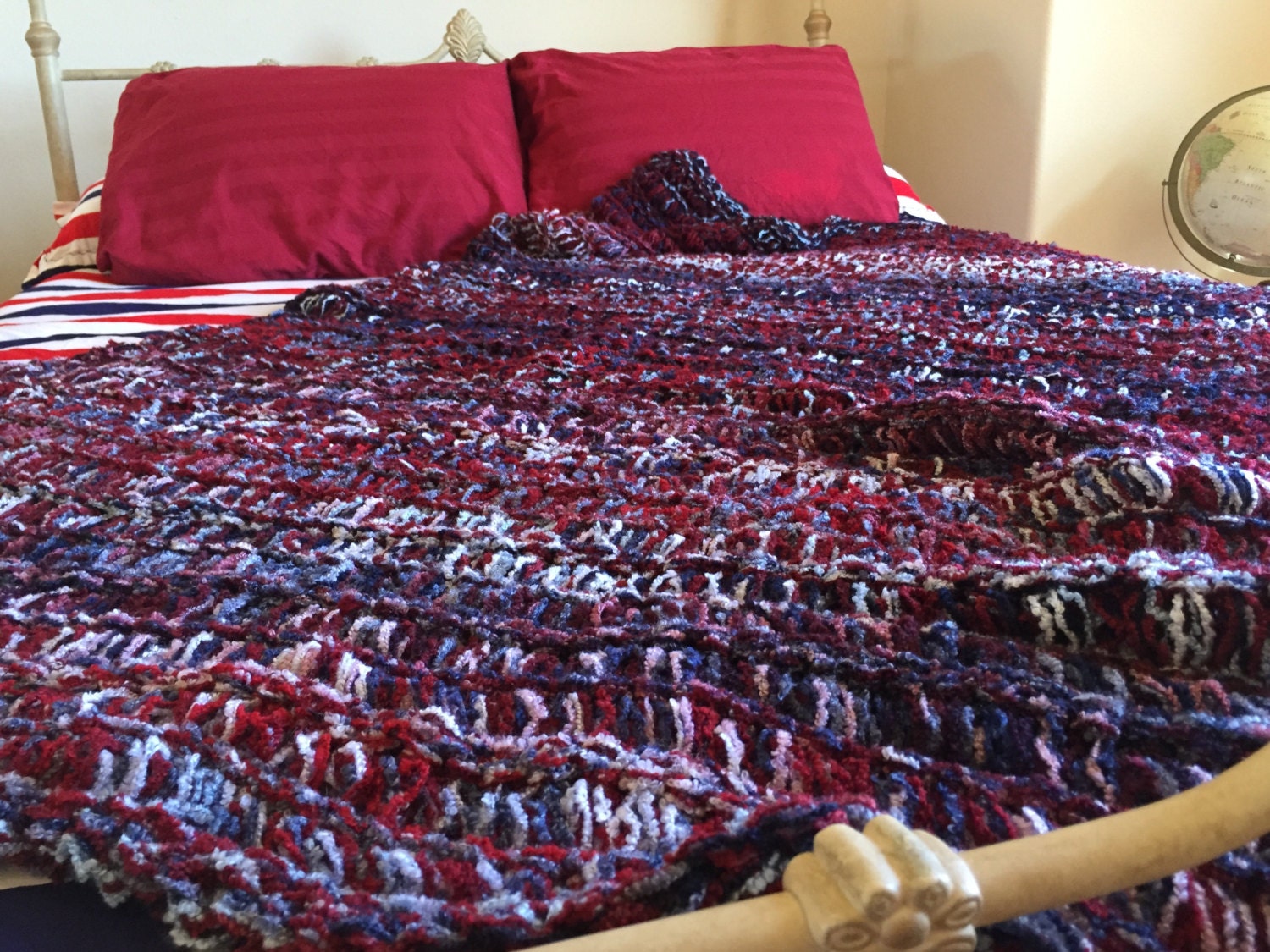 Unique Throw Blanket Afghan Decor Americana USA Blanket United